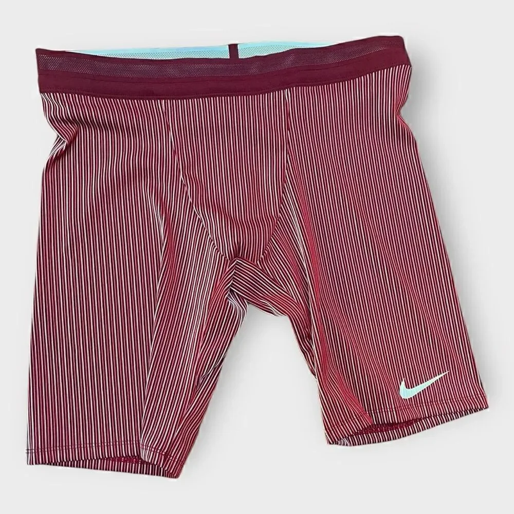Nike Pro Elite Red Track & Field 1/2 Tights MADE IN USA Mens size XXL AO8152-611